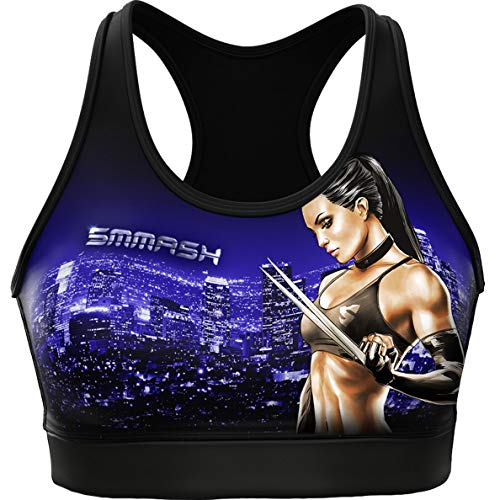 SMMASH Sport Bustier Damen BH Ohne Bügel Sportunterwäsche Oberteil Fitness Yoga Gym Laufen Bequem von SMMASH