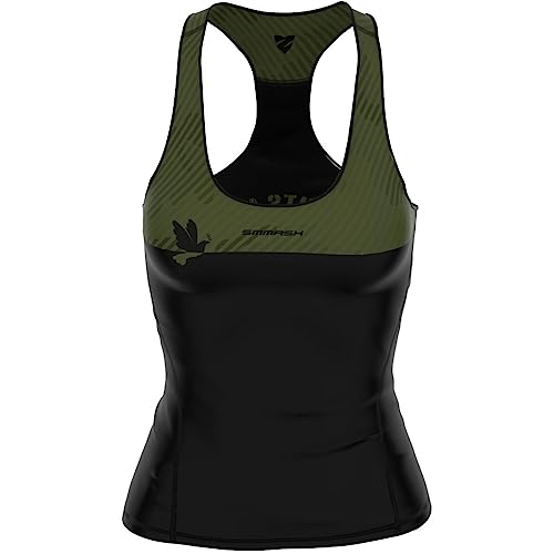 SMMASH Sport Top Damen Tanktop Trainingstop Atmungsaktiv Schnelltrockend Fitness Yoga Gym von SMMASH