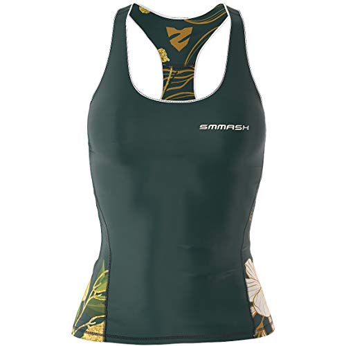 SMMASH Sport Top Damen Tanktop Trainingstop Atmungsaktiv Schnelltrockend Fitness Yoga Gym von SMMASH