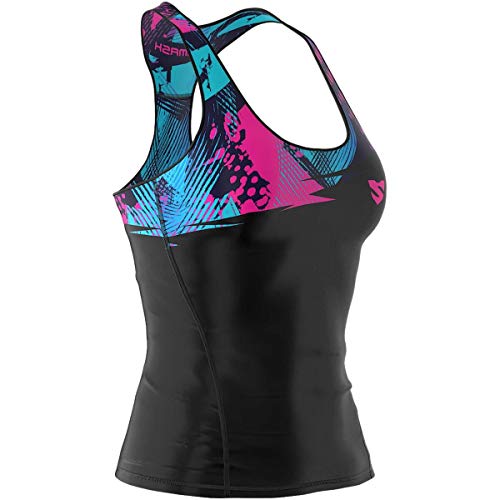 SMMASH Sport Top Damen Tanktop Trainingstop Atmungsaktiv Schnelltrockend Fitness Yoga Gym von SMMASH