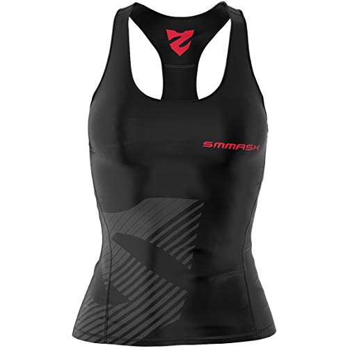 SMMASH Sport Top Damen Tanktop Trainingstop Atmungsaktiv Schnelltrockend Fitness Yoga Gym von SMMASH