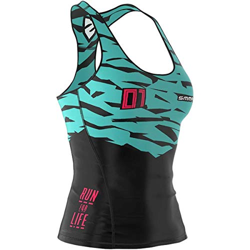 SMMASH Sport Top Damen Tanktop Trainingstop Atmungsaktiv Schnelltrockend Fitness Yoga Gym von SMMASH