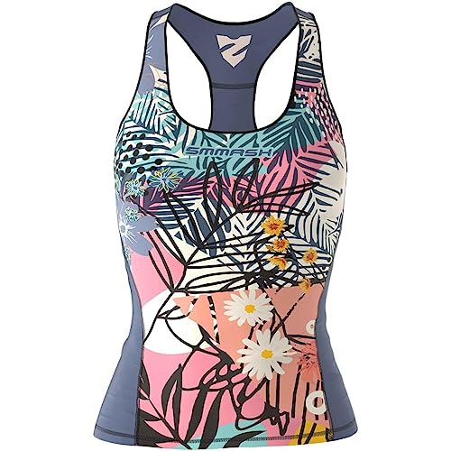 SMMASH Sport Top Damen Tanktop Trainingstop Atmungsaktiv Schnelltrockend Fitness Yoga Gym von SMMASH