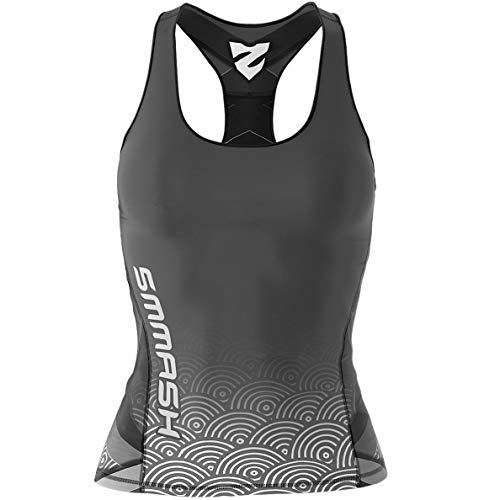 SMMASH Tank-Top für Damen, Top Ärmellos für Sport Outdoor OCR Cross-Training Crossfit Fitness Yoga Gym, Atmungsaktives Funktionsshirt, Sporttop, Sportshirt, Professionelle Sportbekleidung von SMMASH