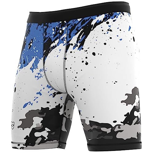 SMMASH Kompressionshose Herren Laufhose Kurz Leggings Sportleggings Für Männer Atmungsaktiv Second Skin Technologie Running Hose Leicht Sporthose von SMMASH