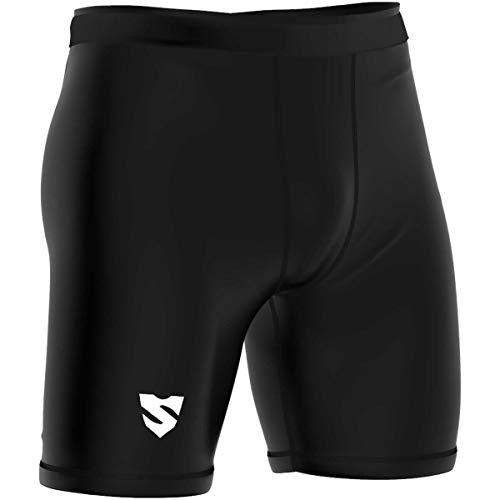 SMMASH Kompressionshose Herren Laufhose Kurz Leggings Sportleggings Für Männer Atmungsaktiv Second Skin Technologie Running Hose Leicht Sporthose von SMMASH