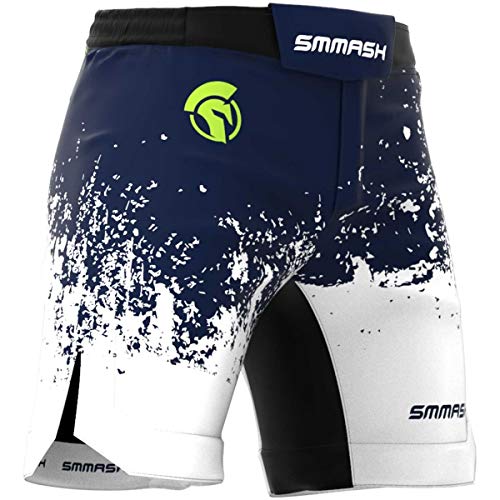 SMMASH Trainingshose für Herren Kurz MMA Kampfsport Boxen Sport Gym Fitness, Kurze Hose, Sporthose Kurz, Männer-Sportbekleidung, Leichte Kampfhose, Atmungsaktive Fightshorts für Thaiboxen Kickboxen von SMMASH