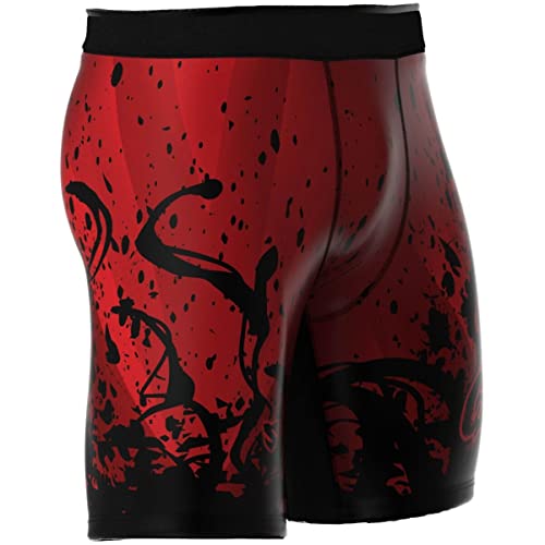 SMMASH Vale Tudo Pro Trainingshose für Herren Kurz MMA Kampfsport Boxen Sport Gym Fitness, Kurze Hose, Sporthose Kurz, Männer-Sportbekleidung, Kampfhose Fightshorts für Thaiboxen Kickboxen von SMMASH