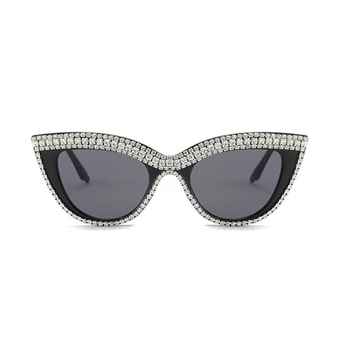 SMMZRF Sonnenbrille Damen-Sonnenbrille Mit Strasssteinen, Personalisierbar, Großer Rahmen, Uv-Schutz-4-Mit Box SMMZRF Sonnenbrille Damen-Sonnenbrille Mit Strasssteinen, Personalisierbar, Großer Rahmen, Uv-Schutz-4-Mit Box von SMMZRF