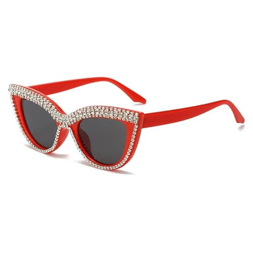 SMMZRF Sonnenbrille Damen-Sonnenbrille Mit Strasssteinen, Personalisierbar, Großer Rahmen, Uv-Schutz-Gießen-Mit Box SMMZRF Sonnenbrille Damen-Sonnenbrille Mit Strasssteinen, Personalisierbar, Großer Rahmen, Uv-Schutz-Gießen-Mit Box von SMMZRF