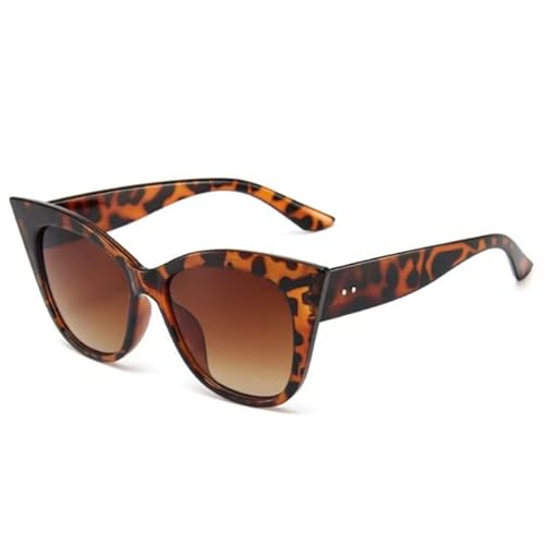 SMMZRF Sonnenbrille Mode Frauen Retro Sonnenbrille Herren -Dreieck Großer Rahmengradienten Uv400 -Brille-Leopard-Mit Box SMMZRF Sonnenbrille Mode Frauen Retro Sonnenbrille Herren -Dreieck Großer Rahmengradienten Uv400 -Brille-Leopard-Mit Box von SMMZRF