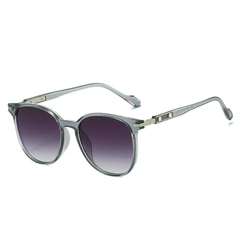 SMMZRF Sonnenbrille Mode Oval Niets -Frauen -Sonnenbrille Retro -Gradientenfarbe Uv400 -Punk -Brille Für Männer-C3-Mit Box von SMMZRF