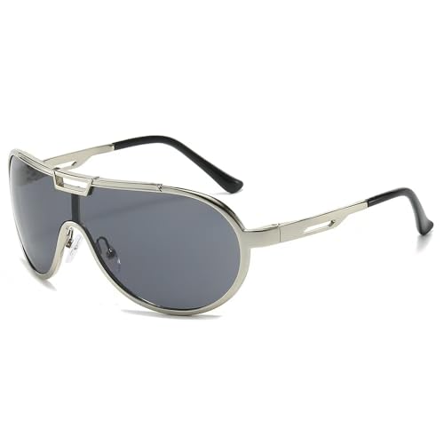 SMMZRF Sonnenbrille Vintage Damen Gradient Lens Große Runde Brille Herren Fahrer Sonnenbrille-C1-Mit Box SMMZRF Sonnenbrille Vintage Damen Gradient Lens Große Runde Brille Herren Fahrer Sonnenbrille-C1-Mit Box von SMMZRF