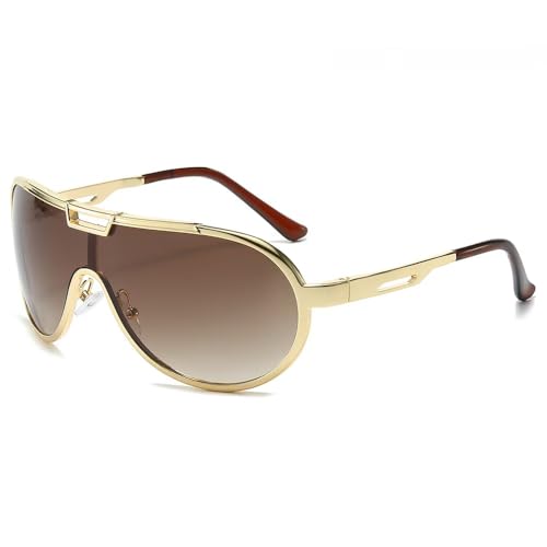 SMMZRF Sonnenbrille Vintage Damen Gradient Lens Große Runde Brille Herren Fahrer Sonnenbrille-C4-Mit Box SMMZRF Sonnenbrille Vintage Damen Gradient Lens Große Runde Brille Herren Fahrer Sonnenbrille-C4-Mit Box von SMMZRF