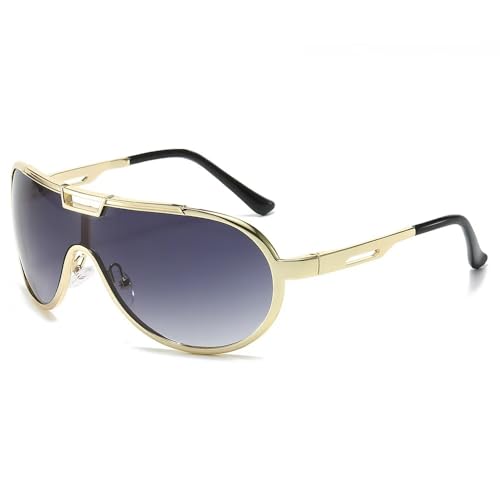 SMMZRF Sonnenbrille Vintage Damen Gradient Lens Große Runde Brille Herren Fahrer Sonnenbrille-C5-Mit Box SMMZRF Sonnenbrille Vintage Damen Gradient Lens Große Runde Brille Herren Fahrer Sonnenbrille-C5-Mit Box von SMMZRF
