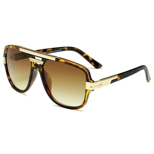 Sonnenbrille Herren Mode Retro Square Mirror Luxus -Gradient Sonnenbrille Uv400 Eyewear-C2-Mit Box Sonnenbrille Herren Mode Retro Square Mirror Luxus -Gradient Sonnenbrille Uv400 Eyewear-C2-Mit Box von SMMZRF