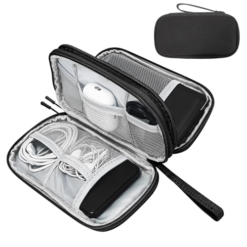 SMONT Reise-Elektronik-Organizer-Tasche, schwarze Kabel- und Kabel-Organizer-Tasche von SMONT