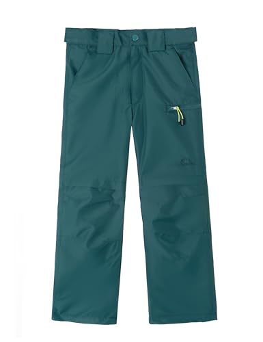 SMONTY Kinder Softshellhose mit Netzfutter Winddicht Wasserabweisend Atmungsaktiv Feuchtigkeitsableitend Schnelltrocknend und Verschleißfest Wanderhose Outdoor Sporthosen(Dark GRÜN 7-8) von SMONTY