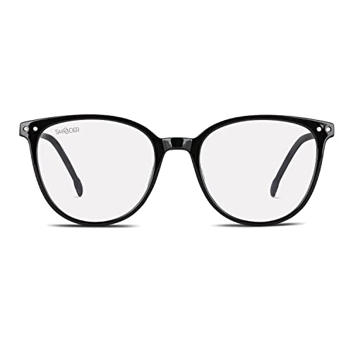 SMOODER Bildschirmbrille YALA Herren/Damen Blue Block Bildschirmfilter (ATTRACTIVE BLACK) von SMOODER