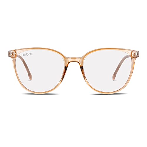 SMOODER Bildschirmbrille YALA Herren/Damen Blue Block Bildschirmfilter (SOFT CHAMPAGNE) von SMOODER