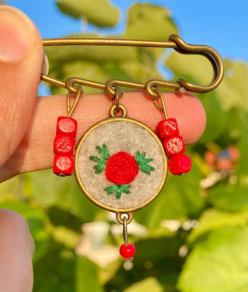 Brosche Pin Ausschnitt Sicherheitsnadel Kleine Broschen Für Frauen, Sicherheitsnadeln, Und Pins Mädchen Kleidung Kleider Accessoires von SMPersianArt