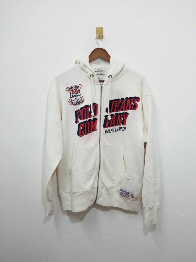 Vintage Polo Jeans Ralph Lauren Pullover Hoodies Großes Logo Design Schönes von SMRvintagestore
