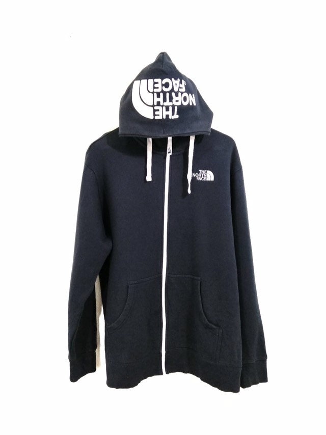 Vintage The North Face Seltene Hoodies Pullover Großes Logo-Design Auf von SMRvintagestore