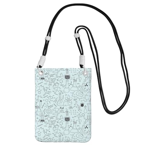 Kleine Umhängetasche, zum Tragen einer Handytasche, diagonal, Chemie-Druck, Mini-Schultertasche, Geldbörse, Smartphone-Geldbörse Kleine Umhängetasche, zum Tragen einer Handytasche, diagonal, Chemie-Druck, Mini-Schultertasche, Geldbörse, Smartphone-Geldbörse von SMSJTMWHN