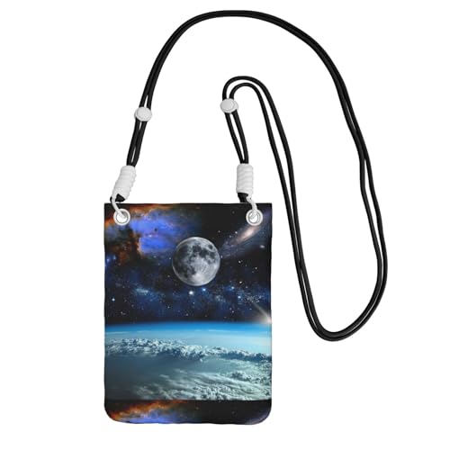 Kleine Umhängetasche, zum Tragen einer Handytasche, diagonal, Weltraumplanet, Mini-Schultertasche, Geldbörse, Smartphone-Geldbörse Kleine Umhängetasche, zum Tragen einer Handytasche, diagonal, Weltraumplanet, Mini-Schultertasche, Geldbörse, Smartphone-Geldbörse von SMSJTMWHN