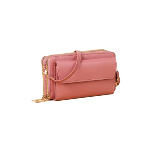 1 Stück Umhängetasche Geldbörse Handytasche Handtasche Crossbody Taschen Leder Crossbody Schultertasche Brieftasche Abendtasche Multifunktionstasche mit Reißverschluss für Frauen Mädchen von SMTCM