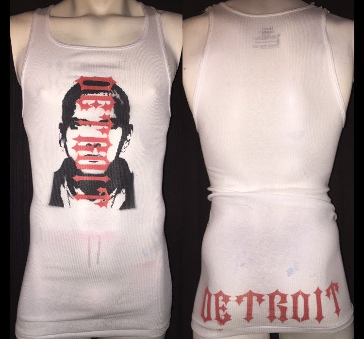 Detroit Eminem Inspiriert Urban Graffiti Soft Tank Top Singlet Weiß M Detroit Eminem Inspiriert Urban Graffiti Soft Tank Top Singlet Weiß M von SMVinc