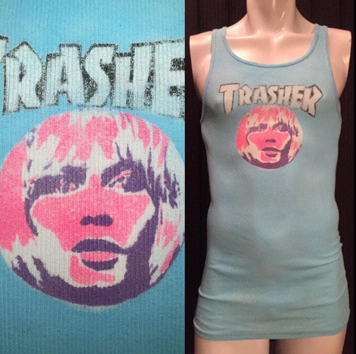 Distressed Trasher Brigitte Bardot Unisex Graffiti Soft Tank Top Singlet M Distressed Trasher Brigitte Bardot Unisex Graffiti Soft Tank Top Singlet M von SMVinc