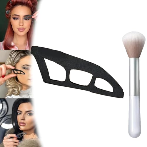 Eyetour Lidschatten-Tool, Lidschatten-Schablonen für die Augen, Eyeliner-Vorlage für Frauen mit Pinsel, Augen-Make-up-Hilfe, für perfektes Augen-Make-up mit Flügeln Eyetour Lidschatten-Tool, Lidschatten-Schablonen für die Augen, Eyeliner-Vorlage für Frauen mit Pinsel, Augen-Make-up-Hilfe, für perfektes Augen-Make-up mit Flügeln von SMXTJBAI