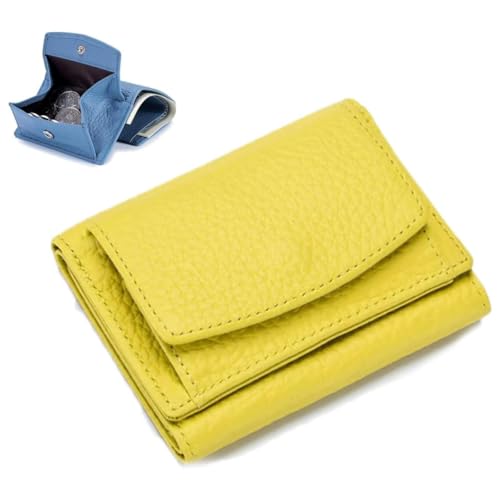 SMXTJBAI Houtangduty Mini-Geldbörse, Damen-Organizer-Tasche aus Leder mit abgeschirmtem Kartenhalter, Houtndguter RFID-Geldbörse von SMXTJBAI