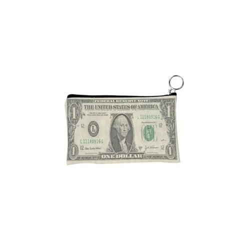 Fashion Dollar Pattern Coin Purses Small Fresh Canvas Coin Wallet Lady Girls Earphone Coin Key Money, Stil 7, A von SMYTJSYC