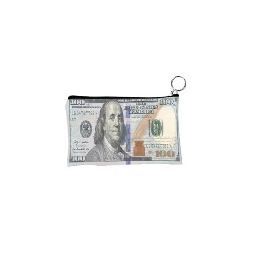 Fashion Dollar Pattern Coin Purses Small Fresh Canvas Coin Wallet Lady Girls Earphone Coin Key Money, stil 1, A von SMYTJSYC