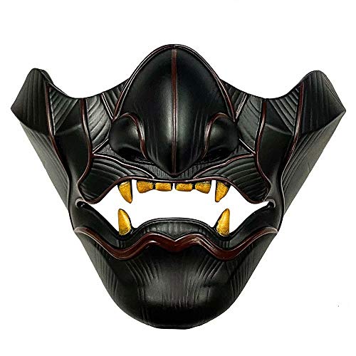 Tsushima Ghost Halbe Gesichtsbedeckung Halbe Gesichtsschutz Spielcharakter Samurai Jin Sakai Cosplay Requisiten für Anime Ausstellung & Themenparty & Bühnenperformance & Halloween Tsushima Ghost Halbe Gesichtsbedeckung Halbe Gesichtsschutz Spielcharakter Samurai Jin Sakai Cosplay Requisiten für Anime Ausstellung & Themenparty & Bühnenperformance & Halloween von SN0wny