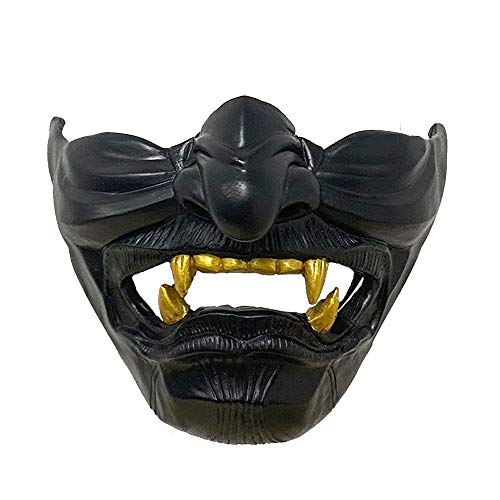 Tsushima Ghost Halbe Gesichtsbedeckung Halbe Gesichtsschutz Spielcharakter Samurai Jin Sakai Cosplay Requisiten für Anime Ausstellung & Themenparty & Bühnenperformance & Halloween Tsushima Ghost Halbe Gesichtsbedeckung Halbe Gesichtsschutz Spielcharakter Samurai Jin Sakai Cosplay Requisiten für Anime Ausstellung & Themenparty & Bühnenperformance & Halloween von SN0wny