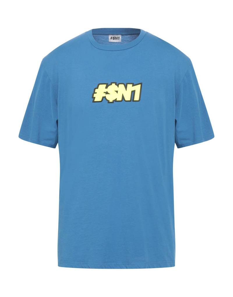#SN1 T-shirts Herren Azurblau von #SN1