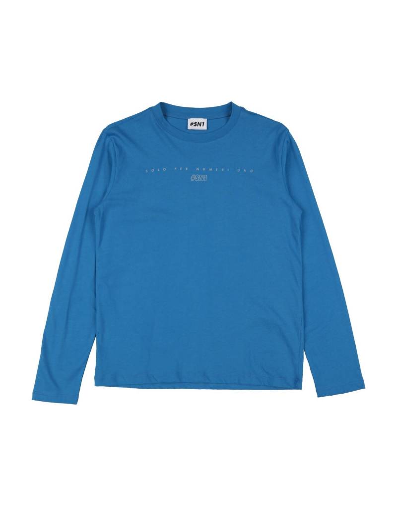 #SN1 T-shirts Kinder Azurblau von #SN1