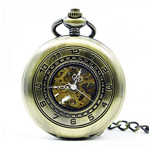 Carving Skeleton Antike automatische mechanische Taschenuhr Männer Frauen Kette Stilvolle Xmas Bronze Exquisite Uhr Taschenuhr Carving Skeleton Antike automatische mechanische Taschenuhr Männer Frauen Kette Stilvolle Xmas Bronze Exquisite Uhr Taschenuhr von SNEN-ESDG