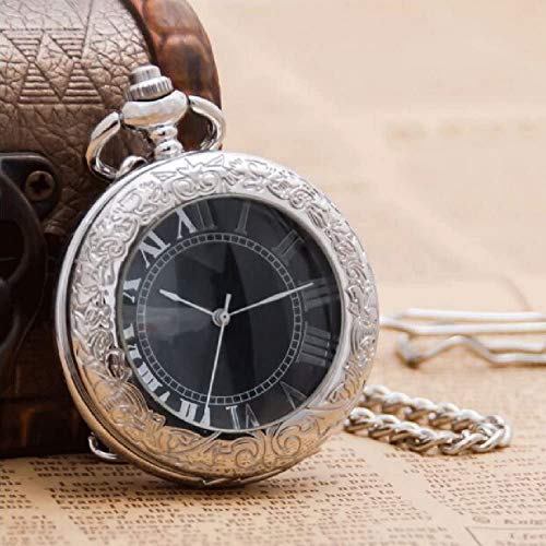 Neue weiße Stahllupe Rom mechanische Taschenuhr Männer und Frauen Persönlichkeit Modeschmuck Retro Muschel Trend schmücken Geschenk für Vater Neue weiße Stahllupe Rom mechanische Taschenuhr Männer und Frauen Persönlichkeit Modeschmuck Retro Muschel Trend schmücken Geschenk für Vater von SNEN-ESDG