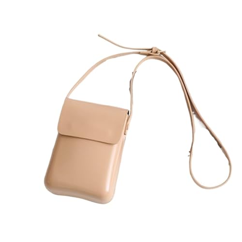 Frauen Handtaschen Leder Schulter Taschen Weibliche Große Kapazität Umhängetaschen Kleine Feste Klappe Telefon Geldbörse Für Die Tägliche Arbeit(Khaki) von SNGUOQ