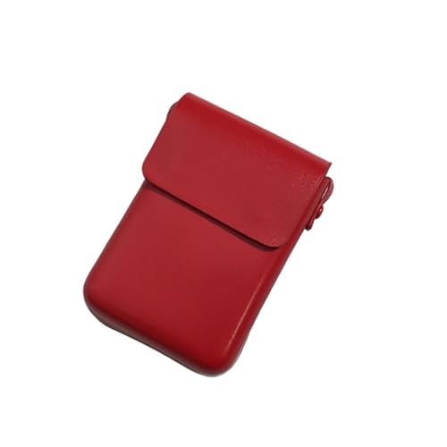 Frauen Handtaschen Leder Schulter Taschen Weibliche Große Kapazität Umhängetaschen Kleine Feste Klappe Telefon Geldbörse Für Die Tägliche Arbeit(Red) von SNGUOQ