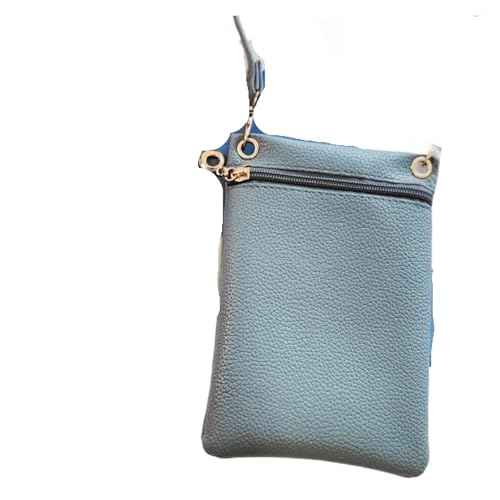 SNGUOQ Mini-Umhängetasche, PU-Handytasche, süße praktische Umhängetasche for Damen, Geldbörsen und Handtaschen Für Die Tägliche Arbeit(SKY BLUE) von SNGUOQ