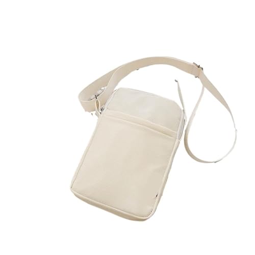 SNGUOQ Umhängetasche, Handytasche, Damen-Umhängetasche, Mini-Kleine Umhängetasche, hängende vertikale Handtasche Für Die Tägliche Arbeit(Beige) von SNGUOQ