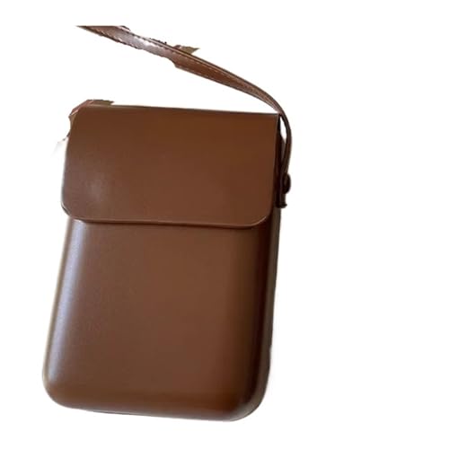 SNGUOQ Umhängetasche, Handytasche, Umhängetaschen for Damen, Mini-Umhängetaschen und Handtaschen aus PU-Leder for Damen Für Die Tägliche Arbeit(Brown) von SNGUOQ