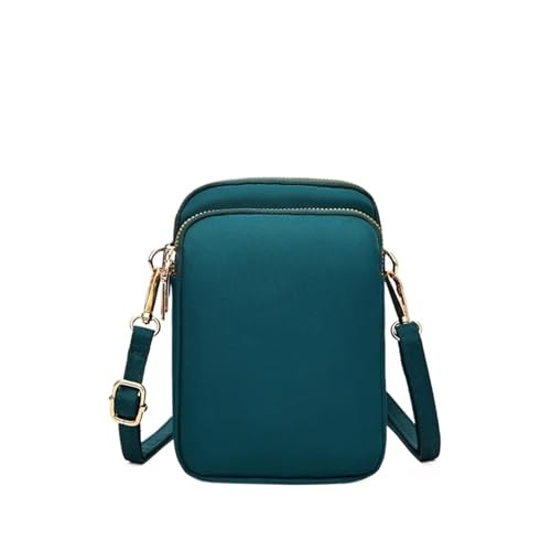 SNGUOQ Umhängetasche Handytasche Damen Handytasche Mini Weibliche Messenger Geldbörse Dame Geldbörse Kleine Umhängetasche Damen Handtasche Für Die Tägliche Arbeit(Green) von SNGUOQ