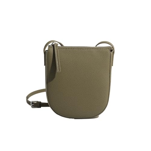 SNGUOQ Umhängetasche Handytasche Frau Tragbare Leder Umhängetasche Mode Lässig Dame Umhängetasche Für Die Tägliche Arbeit(Green) von SNGUOQ