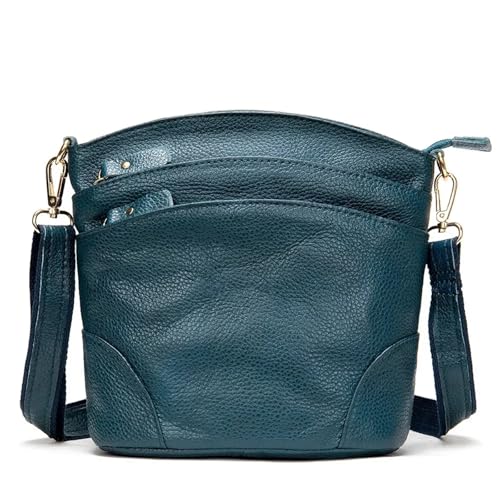 SNGUOQ Umhängetasche Handytasche Leder Damen Messenger Bags Umhängetasche Umhängetasche Kleine weibliche Handtaschen Kapazität Handytasche Für Die Tägliche Arbeit(Blue) von SNGUOQ